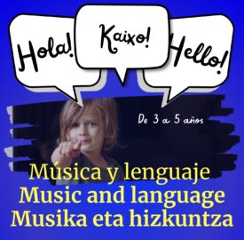 Música y lenguaje para niños de 3 a 5 años